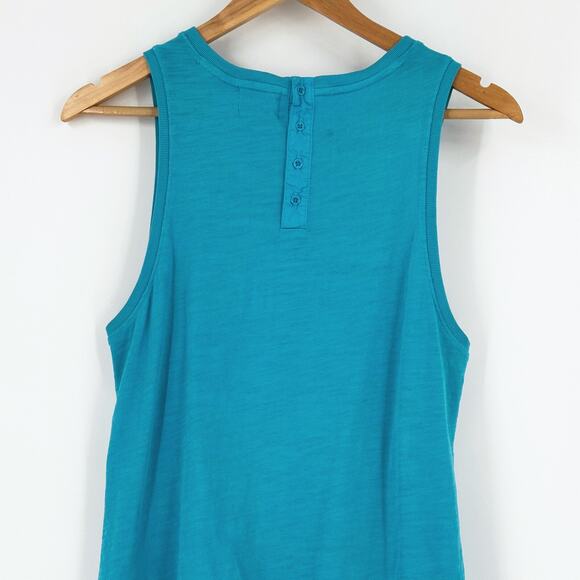 Nation LTD Harumi Womens Mini Dress Medium Tank Drop Waist Pockets Beach Tiered - Picture 5 of 7